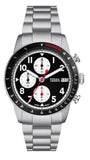 Buy Shop Fossil Sport Tourer Chronograph Black Dial Silver Steel Strap Watch for Men - FS6045 USA Online
