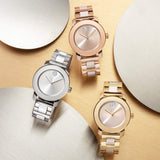 Buy Shop Movado Bold Beige Dial Two Tone Steel Strap Watch For Women - 3600640 USA Online