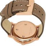 Buy Shop Marc Jacobs Roxy White Dial Cement Brown Leather Strap Watch for Women - MJ1533 USA Online