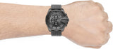 Buy Shop Diesel Mega Chief Chronograph Black Dial Black Mesh Strap Watch For Men - DZ4527 USA Online