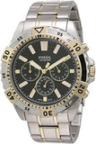 Buy Shop Fossil Garrett Chronograph Green Dial Two Tone Steel Strap Watch for Men - FS5622 USA Online
