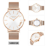 Buy Shop Coach Perry White Rose Gold Mesh Bracelet Watch for Women - 14503126 USA Online