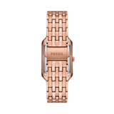 Fossil Raquel Three Hand Date Brown Dial Rose Gold Steel Strap Watch For Women - ES5323