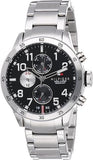Buy Shop Tommy Hilfiger Cool Sport Multifunction Black Dial Silver Steel Strap Watch for Men - 1791141 USA Online
