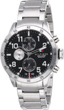 Buy Shop Tommy Hilfiger Cool Sport Multifunction Black Dial Silver Steel Strap Watch for Men - 1791141 USA Online