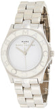 Buy Shop Marc Jacobs Blade White Dial Silver Steel Strap Watch for Women - MBM3048 USA Online