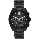 Buy Shop Michael Kors Langford Chronograph Black Dial Black Steel Strap Watch For Men - MK8993 USA Online