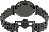 Buy Shop Emporio Armani Gianni T Bar Analog Black Dial Black Steel Strap Watch For Men - AR11299 USA Online