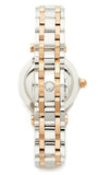 Buy Shop Tory Burch Classic T White Dial Two Tone Steel Strap Watch for Women - TBW9011 USA Online