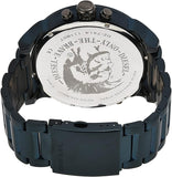 Buy Shop Diesel Daddy 2.0 Chronograph Grey Dial Blue Steel Strap Watch For Men - DZ7414 USA Online