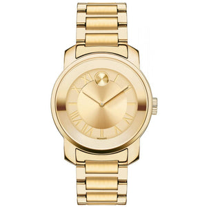 Buy Shop Movado Bold Gold Dial Gold Steel Strap Watch for Women - 3600323 USA Online