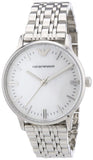 Buy Shop Emporio Armani Classic Quartz Mother of Pearl Dial Silver Steel Strap Watch For Women - AR1602 USA Online