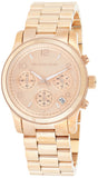 Buy Shop Michael Kors Runway Rose Gold Dial Rose Gold Steel Strap Watch for Women - MK5128 USA Online