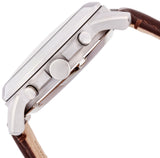 Buy Shop Fossil Grant Automatic White Dial Brown Leather Strap Watch for Men - ME3027 USA Online