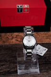 Buy Shop Tissot T Wave Mother of Pearl Dial Two Tone Steel Strap Watch For Women - T023.210.11.117.00 USA Online
