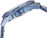 Buy Shop Guess Pinwheel Analog Silver Dial Blue Steel Strap Watch for Women - W0702L1 USA Online