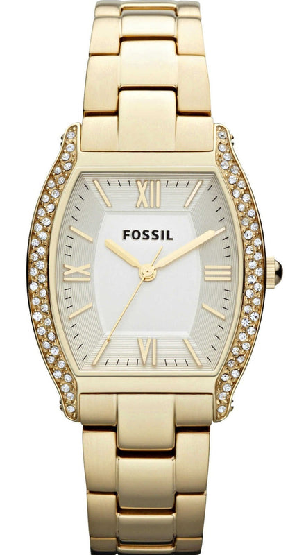 Buy Shop Fossil Wallace Gold Tone Dial Gold Steel Strap Watch for Women - ES3176 USA Online