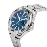 Buy Shop Tag Heuer Aquaracer Calibre 5 Automatic Blue Dial Silver Steel Strap Watch for Men - WAY2012.BA0927 USA Online