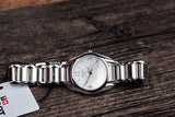 Buy Shop Tissot T Wave Mother of Pearl Dial Two Tone Steel Strap Watch For Women - T023.210.11.117.00 USA Online