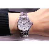 Buy Shop Tissot Chemin Des Tourelles Powermatic 80 Lady Silver Dial Silver Steel Strap Watch For Women - T099.207.11.118.00 USA Online