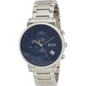 Buy Shop Hugo Boss Integrity Blue Dial Silver Steel Strap Watch for Men - 1513779 USA Online