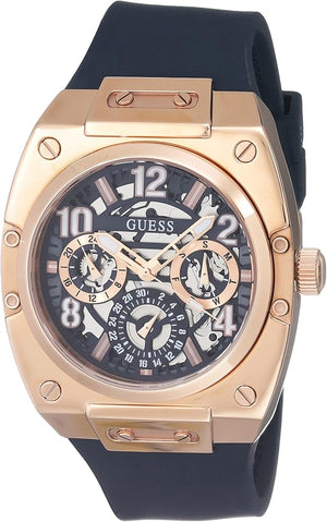 Buy Shop Guess Prodigy Multifunction Navy Blue Dial Blue Silicone Strap Watch For Men - GW0569G3 USA Online