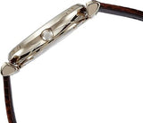 Buy Shop Emporio Armani Gianni T Bar Beige Dial Brown Leather Strap Watch For Women - AR1883 USA Online