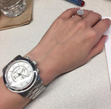 Buy Shop Michael Kors Runway Silver Dial Silver Steel Strap Watch for Men- MK8086 USA Online