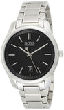 Buy Shop Hugo Boss Governer Black Dial Silver Steel Strap Watch for Men - 1513488 USA Online