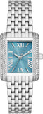 Buy Shop Michael Kors Emery Analog Three Hand Blue Dial Silver Steel Strap Watch for Women - MK4829 USA Online