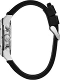 Buy Shop Bulova Marine Star Chronograph Black Dial Black Rubber Strap Watch for Men - 98B127 USA Online