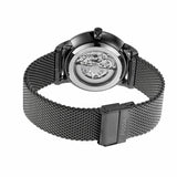 Buy Shop Fossil Neutra Automatic Skeleton Black Dial Grey Mesh Strap Watch for Men - ME3185 USA Online