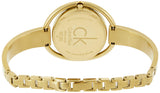 Buy Shop Calvin Klein Impetuous White Dial Gold Steel Strap Watch for Women - K4F2N516 USA Online