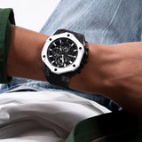 Buy Shop Guess Formula Chronograph Black Dial Black Silicone Strap Watch For Men - GW0579G1 USA Online