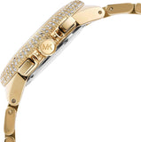 Buy Shop Michael Kors Camille Chronograph White Dial Gold Steel Strap Watch For Women - MK6994 USA Online