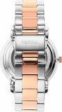 Buy Shop Fossil Neutra Automatic Skeleton White Dial Two Tone Steel Strap Watch for Men - ME3196 USA Online