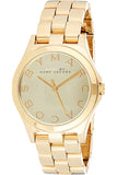 Buy Shop Marc Jacobs Henry Gold Dial Gold Steel Strap Watch for Women - MBM3211 USA Online