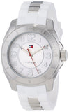 Buy Shop Tommy Hilfiger K2 White Dial White Rubber Strap Watch for Women - 1781306 USA Online