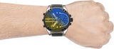 Buy Shop Diesel Mr. Daddy 2.0 Chronograph Black Dial Grey Nylon Strap Watch For Men - DZ7429 USA Online