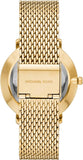 Buy Shop Michael Kors Pyper Quartz Gold Dial Gold Mesh Strap Watch For Women - MK4339 USA Online