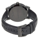 Buy Shop Burberry The City Black Dial Black Leather Strap Watch for Men - BU9906 USA Online