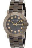 Buy Shop Marc Jacobs Rock Crystal Grey Dial Grey Steel Strap Watch for Women - MBM8596 USA Online