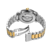 Buy Shop Fossil Grant Automatic Skeleton White Dial Two Tone Steel Strap Watch for Men - ME3112 USA Online