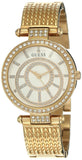 Buy Shop Guess Muse Quartz Silver Dial Rose Gold Steel Strap Watch For Women - W1008L3 USA Online
