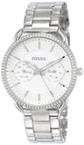 Buy Shop Fossil Tailor White Dial Silver Steel Strap Watch for Women - ES4262 USA Online