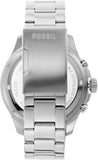 Buy Shop Fossil FB-03 Chronograph Black Dial Silver Steel Strap Watch for Men - FS5725 USA Online