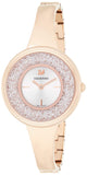 Buy Shop Swarovski Crystalline Bracelet White Dial Rose Gold Steel Strap Watch for Women - 5269250 USA Online