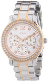 Buy Shop Guess Enchanting Diamonds Silver Dial Two Tone Steel Strap Watch for Women - W0305L3 USA Online