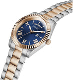 Buy Shop Guess Quartz Blue Dial Two Tone Steel Strap Watch For Men - GW0265G12 USA Online