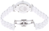 Buy Shop Emporio Armani Giannti T Bar Quartz Mother of Pearl Dial White Steel Strap Watch For Women - AR1485 USA Online